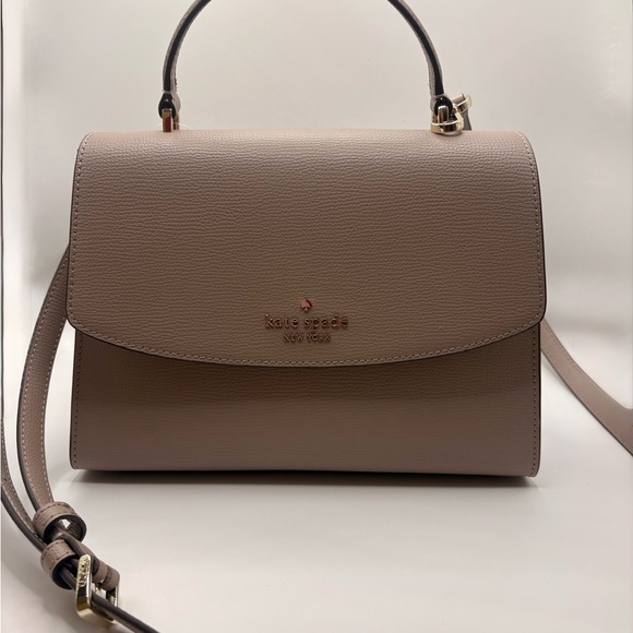 Kate Spade Taupe Leather Satchel - Picture 1 of 6